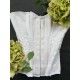 corset "overbust" C110 en coutil blanc Axfords - 1