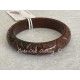 Bracelet moyen Fakelite Marron Splendette - 1