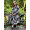 dress 55809 EDEL Grey flower cotton Ewa i Walla - 3