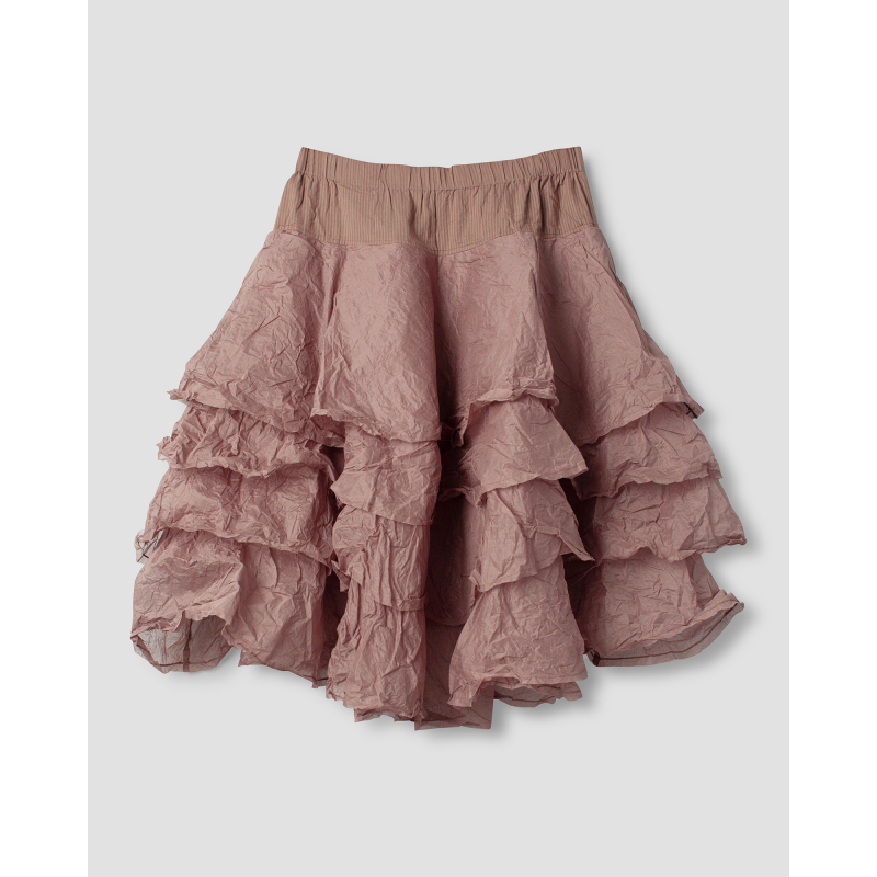 skirt / petticoat 22209 TINE Nutmeg hard voile - Boho-Chic Clothing