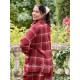 jacket 66745 TUVA Red checked wool Ewa i Walla - 6