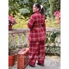 jacket 66745 TUVA Red checked wool Ewa i Walla - 17