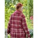 jacket 66745 TUVA Red checked wool Ewa i Walla - 21