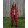 jacket 66745 TUVA Red checked wool Ewa i Walla - 30