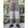 pants 11394 BRENDA Walnut cotton twill Ewa i Walla - 7