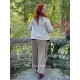 pants 11394 BRENDA Walnut cotton twill Ewa i Walla - 5