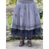 skirt 22208 CORINNE Dim grey flower tulle Ewa i Walla - 6