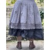 skirt 22208 CORINNE Dim grey flower tulle Ewa i Walla - 8