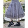 skirt 22208 CORINNE Dim grey flower tulle Ewa i Walla - 2