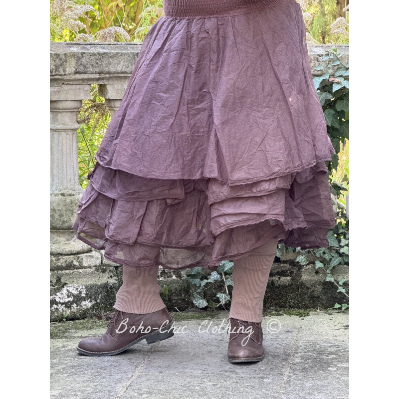 / Boho-Chic petticoat Aubergine Clothing - MADELEINE organza skirt