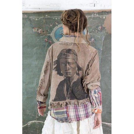 jacket Buckaroo in Buckskin - Boho-Chic Clothing