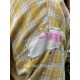 shirt Boyfriend in Sunshine Plaid Magnolia Pearl - 39