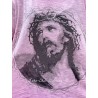 T-shirt Jesus Wept in Purple Haze