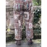 pantalon Miner in Madras Espresso Magnolia Pearl - 9