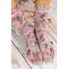 chaussettes Floral in Blush Roses Magnolia Pearl - 6