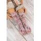 chaussettes Floral in Blush Roses Magnolia Pearl - 7