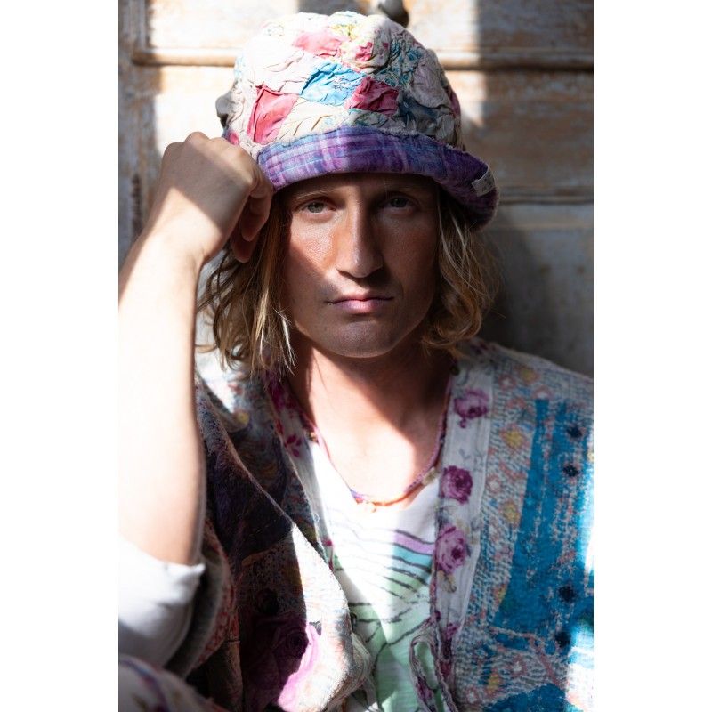 hat Hunter in Crazy Quilt - Boho-Chic Clothing