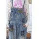 overalls Benjamin in Washed Indigo Magnolia Pearl - 25