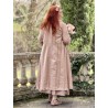 robe / veste cache-cœur LOUISE coton gaufré Vieux rose Les Ours - 1