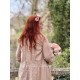 robe / veste cache-cœur LOUISE coton gaufré Vieux rose Les Ours - 1