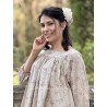 robe tunique LIME coton Liberty beige rosé Les Ours - 9