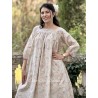 robe tunique LIME coton Liberty beige rosé Les Ours - 17