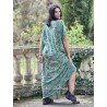 robe Floral Blockprint in Demi Magnolia Pearl - 15