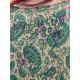 robe Floral Blockprint in Demi Magnolia Pearl - 28