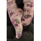 chaussettes Floral in Blush Roses Magnolia Pearl - 5