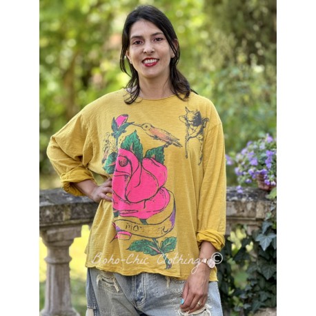 T-shirt Abbeyrosa Viggo in Yellow Plum Magnolia Pearl - 1