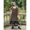 jupe GUSTINE drap de laine Chocolat à grands carreaux Taille XL Les Ours - 8