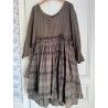 robe COSETTE lin Chocolat Taille XL Les Ours - 2