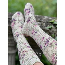 socks Big Dipper in Lavender Roses