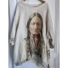 pull Color Tinted 1875 Sitting Bull Francis Magnolia Pearl - 2