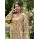 tunic Embroidered Parnassus in Marigold