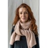 scarf MYOSOTIS Light pink wool Les Ours - 6