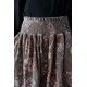 skirt LOUMI Macaroon with pink flowers velvet Les Ours - 13