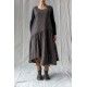 dress ASTER Black linen Les Ours - 15