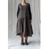 dress ASTER Black linen Les Ours - 15