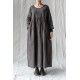 dress CANNE Black linen Les Ours - 15