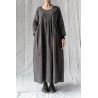 dress CANNE Black linen Les Ours - 15