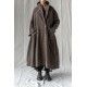 coat COSMOS Chocolate corduroy Les Ours - 20