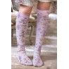 chaussettes Skate Boos in Allium Dip Dye Magnolia Pearl - 7