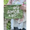 zipper bag Love Amor in Rainier Magnolia Pearl - 2