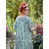 dress Floral Blockprint in Demi Magnolia Pearl - 4