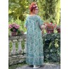 robe Floral Blockprint in Demi Magnolia Pearl - 3