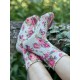 chaussettes Floral in Eulalie Magnolia Pearl - 3