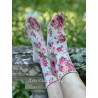 chaussettes Floral in Eulalie Magnolia Pearl - 1