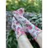 chaussettes Floral in Eulalie Magnolia Pearl - 7