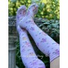 chaussettes Skate Boos in Allium Dip Dye Magnolia Pearl - 4